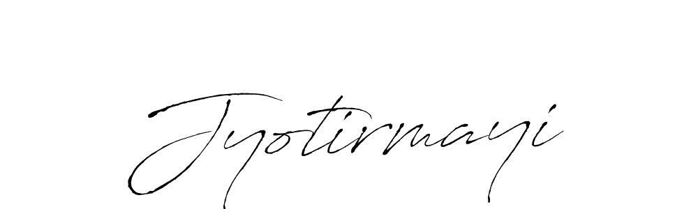 Create a beautiful signature design for name Jyotirmayi. With this signature (Antro_Vectra) fonts, you can make a handwritten signature for free. Jyotirmayi signature style 6 images and pictures png