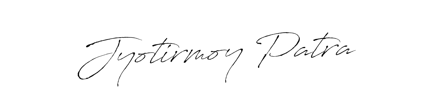 The best way (Antro_Vectra) to make a short signature is to pick only two or three words in your name. The name Jyotirmoy Patra include a total of six letters. For converting this name. Jyotirmoy Patra signature style 6 images and pictures png