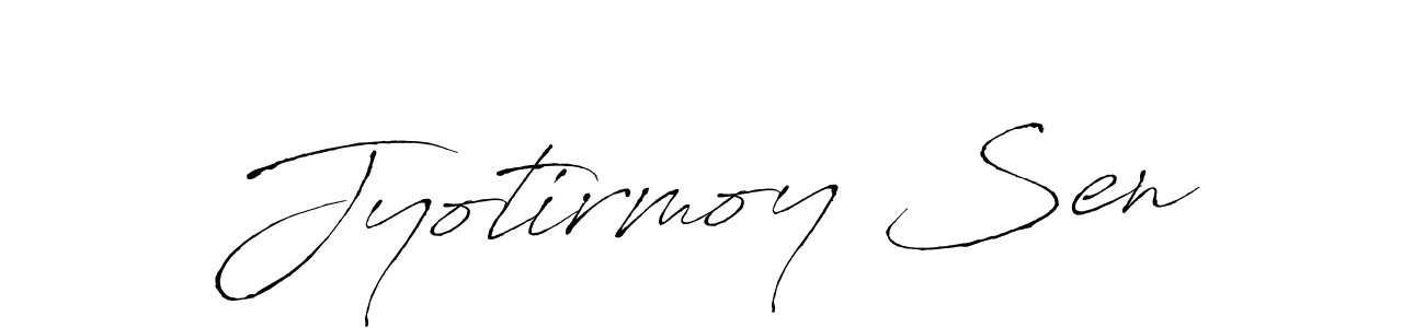 Design your own signature with our free online signature maker. With this signature software, you can create a handwritten (Antro_Vectra) signature for name Jyotirmoy Sen. Jyotirmoy Sen signature style 6 images and pictures png