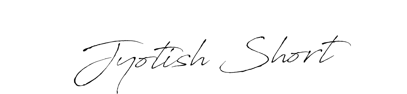 Create a beautiful signature design for name Jyotish Short. With this signature (Antro_Vectra) fonts, you can make a handwritten signature for free. Jyotish Short signature style 6 images and pictures png