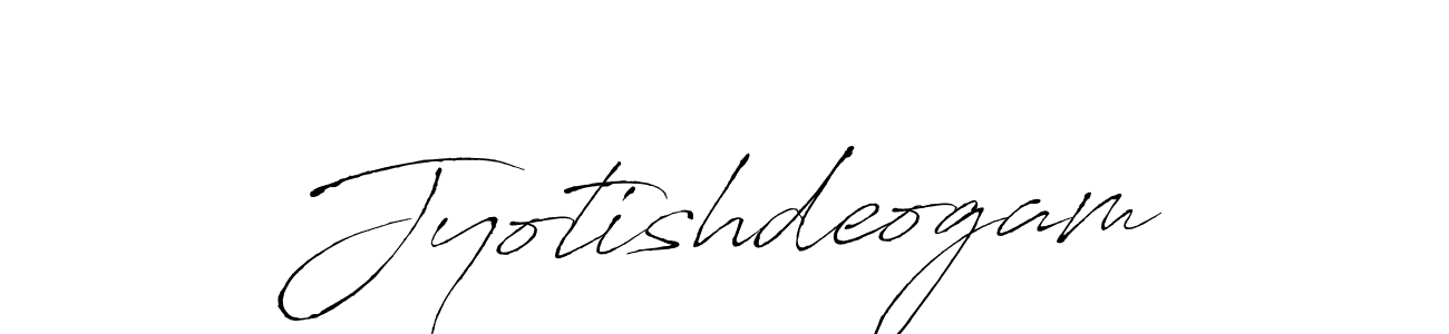 Create a beautiful signature design for name Jyotishdeogam. With this signature (Antro_Vectra) fonts, you can make a handwritten signature for free. Jyotishdeogam signature style 6 images and pictures png