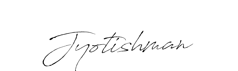 Design your own signature with our free online signature maker. With this signature software, you can create a handwritten (Antro_Vectra) signature for name Jyotishman. Jyotishman signature style 6 images and pictures png