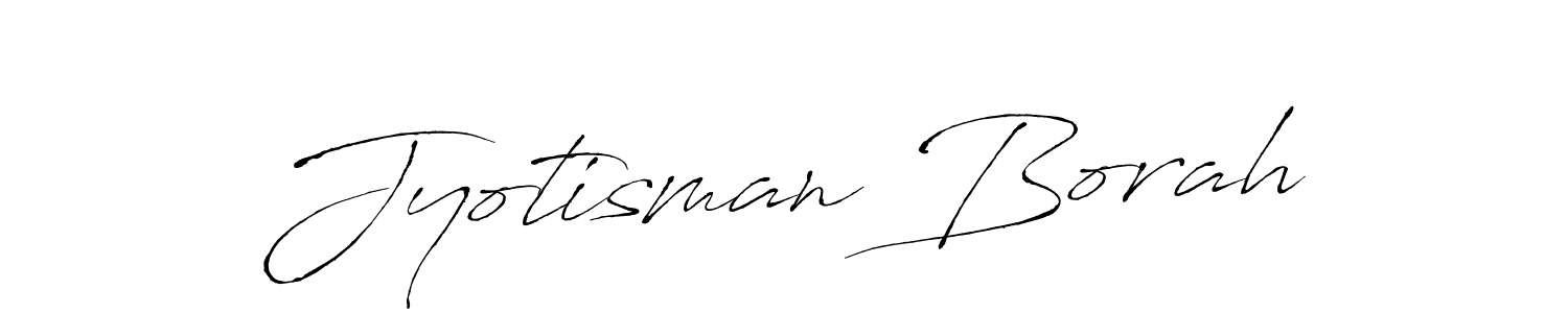 Design your own signature with our free online signature maker. With this signature software, you can create a handwritten (Antro_Vectra) signature for name Jyotisman Borah. Jyotisman Borah signature style 6 images and pictures png