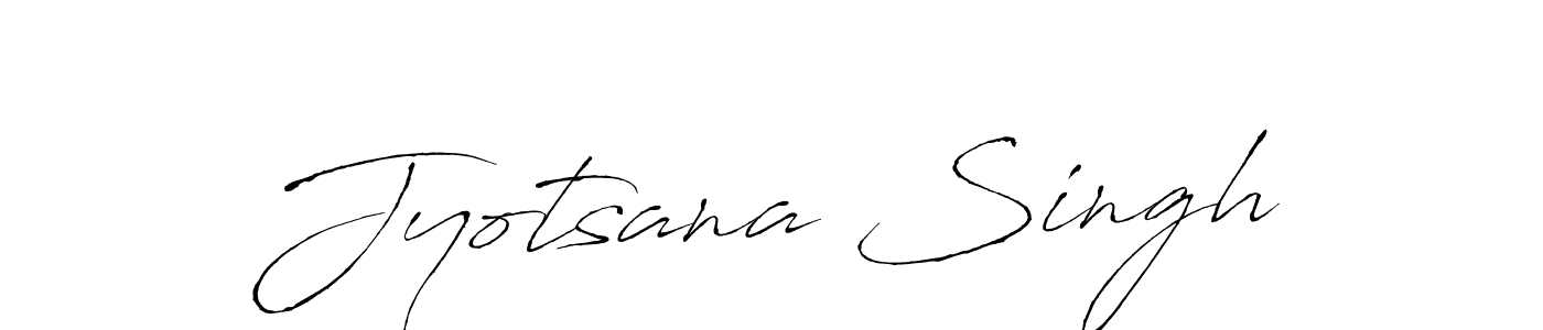 Create a beautiful signature design for name Jyotsana Singh. With this signature (Antro_Vectra) fonts, you can make a handwritten signature for free. Jyotsana Singh signature style 6 images and pictures png