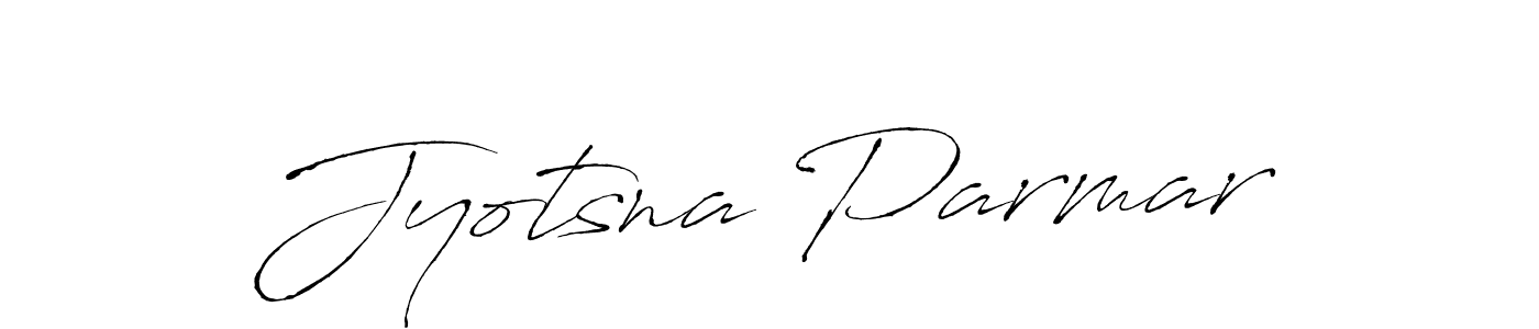 Design your own signature with our free online signature maker. With this signature software, you can create a handwritten (Antro_Vectra) signature for name Jyotsna Parmar. Jyotsna Parmar signature style 6 images and pictures png