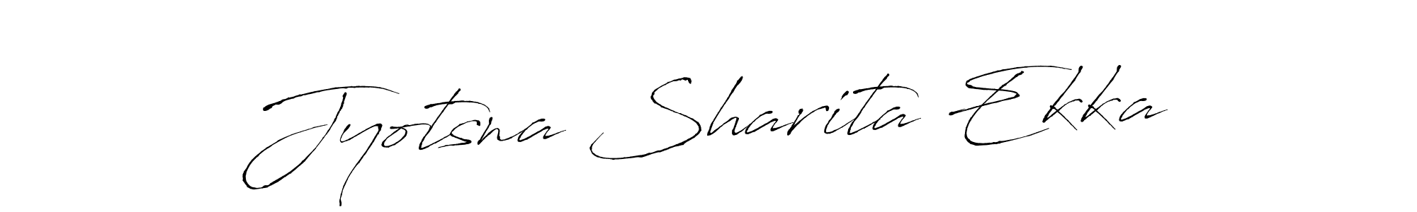 Antro_Vectra is a professional signature style that is perfect for those who want to add a touch of class to their signature. It is also a great choice for those who want to make their signature more unique. Get Jyotsna Sharita Ekka name to fancy signature for free. Jyotsna Sharita Ekka signature style 6 images and pictures png