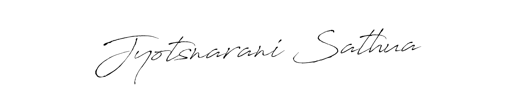 Create a beautiful signature design for name Jyotsnarani Sathua. With this signature (Antro_Vectra) fonts, you can make a handwritten signature for free. Jyotsnarani Sathua signature style 6 images and pictures png