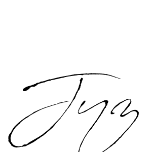 You should practise on your own different ways (Antro_Vectra) to write your name (Jyz) in signature. don't let someone else do it for you. Jyz signature style 6 images and pictures png