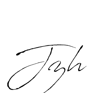 Create a beautiful signature design for name Jzh. With this signature (Antro_Vectra) fonts, you can make a handwritten signature for free. Jzh signature style 6 images and pictures png