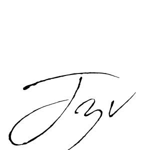 How to Draw Jzv signature style? Antro_Vectra is a latest design signature styles for name Jzv. Jzv signature style 6 images and pictures png