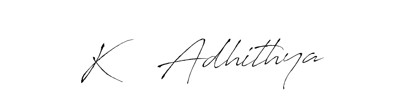 Similarly Antro_Vectra is the best handwritten signature design. Signature creator online .You can use it as an online autograph creator for name K    Adhithya. K    Adhithya signature style 6 images and pictures png