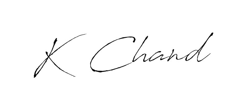 if you are searching for the best signature style for your name K  Chand. so please give up your signature search. here we have designed multiple signature styles  using Antro_Vectra. K  Chand signature style 6 images and pictures png