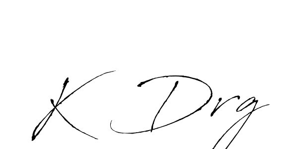 How to Draw K  Drg signature style? Antro_Vectra is a latest design signature styles for name K  Drg. K  Drg signature style 6 images and pictures png