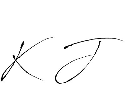 You can use this online signature creator to create a handwritten signature for the name K  J. This is the best online autograph maker. K  J signature style 6 images and pictures png