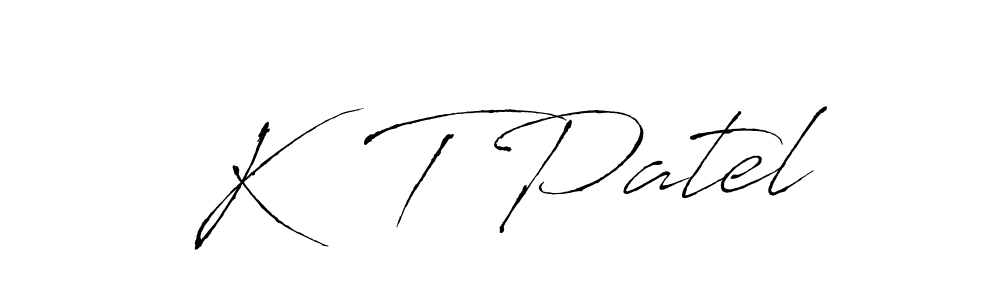 It looks lik you need a new signature style for name K  T Patel. Design unique handwritten (Antro_Vectra) signature with our free signature maker in just a few clicks. K  T Patel signature style 6 images and pictures png