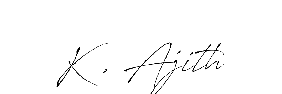 Similarly Antro_Vectra is the best handwritten signature design. Signature creator online .You can use it as an online autograph creator for name K . Ajith. K . Ajith signature style 6 images and pictures png