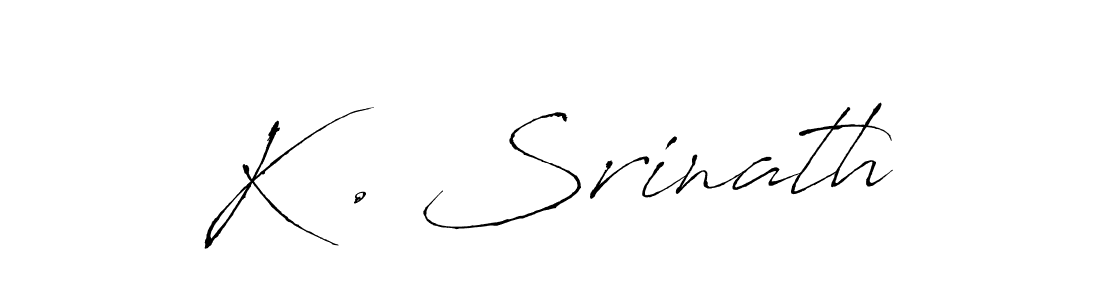 It looks lik you need a new signature style for name K . Srinath. Design unique handwritten (Antro_Vectra) signature with our free signature maker in just a few clicks. K . Srinath signature style 6 images and pictures png