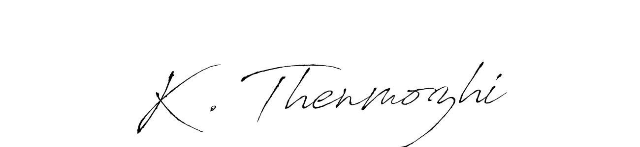 Also we have K . Thenmozhi name is the best signature style. Create professional handwritten signature collection using Antro_Vectra autograph style. K . Thenmozhi signature style 6 images and pictures png