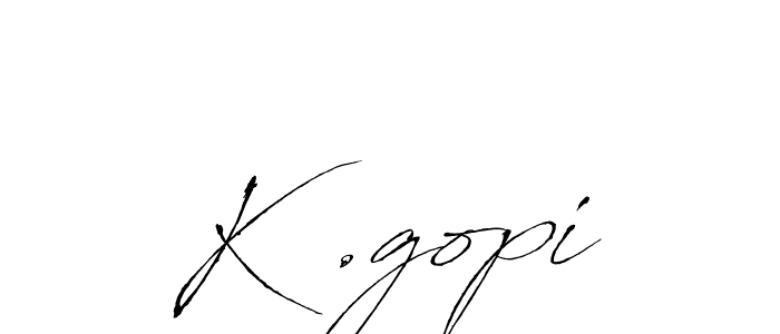 K .gopi stylish signature style. Best Handwritten Sign (Antro_Vectra) for my name. Handwritten Signature Collection Ideas for my name K .gopi. K .gopi signature style 6 images and pictures png