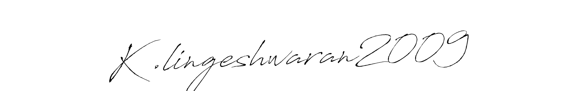 This is the best signature style for the K .lingeshwaran2009 name. Also you like these signature font (Antro_Vectra). Mix name signature. K .lingeshwaran2009 signature style 6 images and pictures png