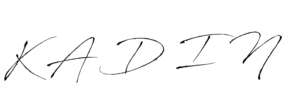 Similarly Antro_Vectra is the best handwritten signature design. Signature creator online .You can use it as an online autograph creator for name K A D I N. K A D I N signature style 6 images and pictures png