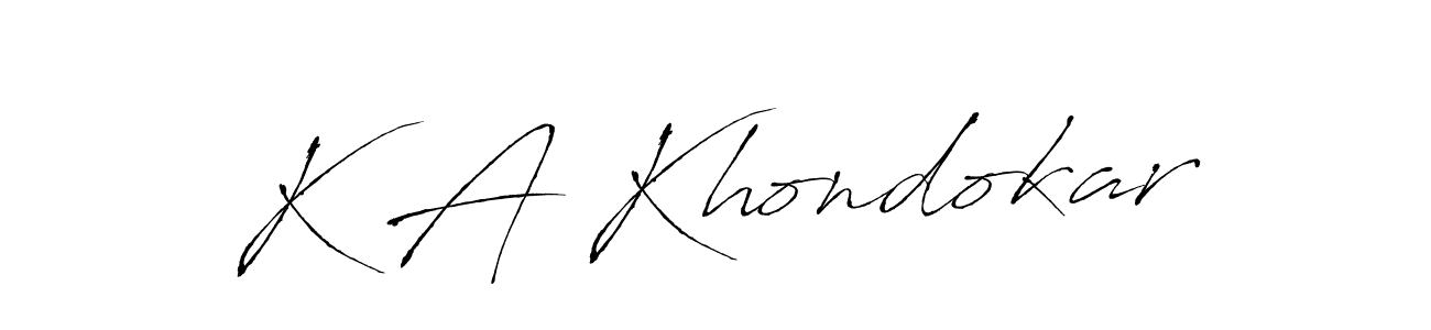 Here are the top 10 professional signature styles for the name K A Khondokar. These are the best autograph styles you can use for your name. K A Khondokar signature style 6 images and pictures png
