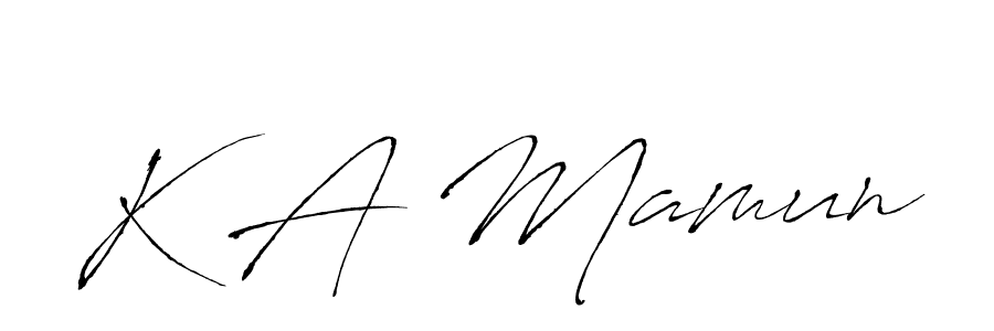 Once you've used our free online signature maker to create your best signature Antro_Vectra style, it's time to enjoy all of the benefits that K A Mamun name signing documents. K A Mamun signature style 6 images and pictures png
