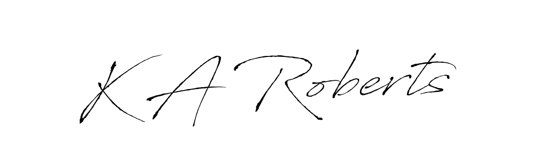 Antro_Vectra is a professional signature style that is perfect for those who want to add a touch of class to their signature. It is also a great choice for those who want to make their signature more unique. Get K A Roberts name to fancy signature for free. K A Roberts signature style 6 images and pictures png