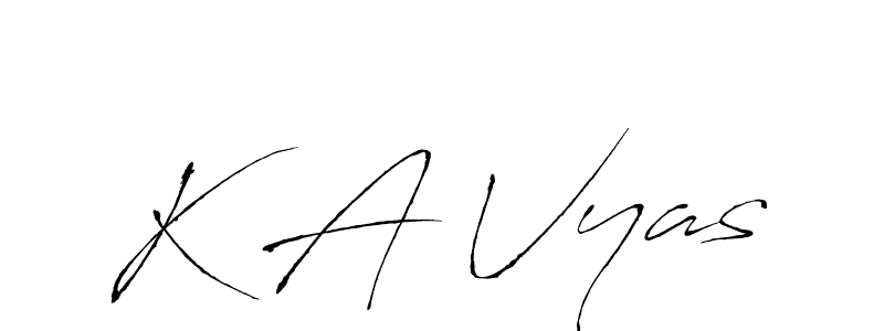 Here are the top 10 professional signature styles for the name K A Vyas. These are the best autograph styles you can use for your name. K A Vyas signature style 6 images and pictures png