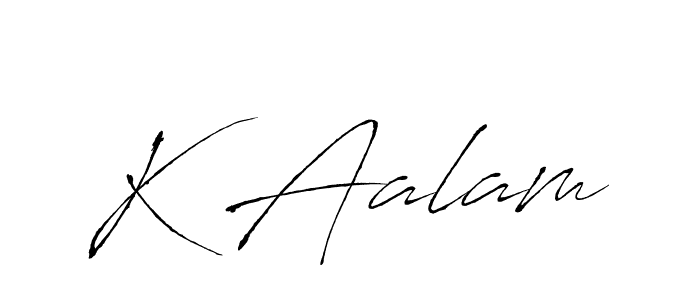 Check out images of Autograph of K Aalam name. Actor K Aalam Signature Style. Antro_Vectra is a professional sign style online. K Aalam signature style 6 images and pictures png