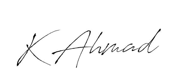 Here are the top 10 professional signature styles for the name K Ahmad. These are the best autograph styles you can use for your name. K Ahmad signature style 6 images and pictures png