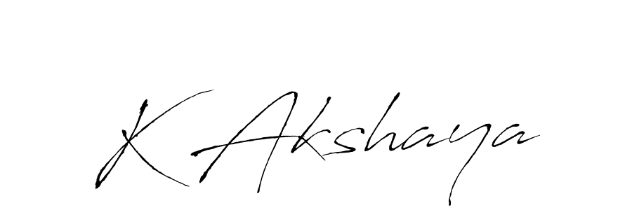 Use a signature maker to create a handwritten signature online. With this signature software, you can design (Antro_Vectra) your own signature for name K Akshaya. K Akshaya signature style 6 images and pictures png
