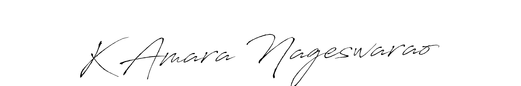 if you are searching for the best signature style for your name K Amara Nageswarao. so please give up your signature search. here we have designed multiple signature styles  using Antro_Vectra. K Amara Nageswarao signature style 6 images and pictures png