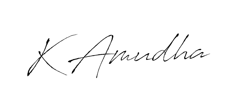 You can use this online signature creator to create a handwritten signature for the name K Amudha. This is the best online autograph maker. K Amudha signature style 6 images and pictures png