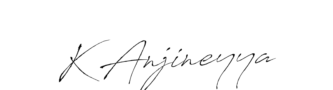 Also You can easily find your signature by using the search form. We will create K Anjineyya name handwritten signature images for you free of cost using Antro_Vectra sign style. K Anjineyya signature style 6 images and pictures png