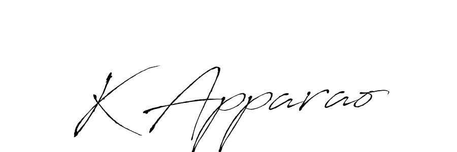 Make a beautiful signature design for name K Apparao. Use this online signature maker to create a handwritten signature for free. K Apparao signature style 6 images and pictures png