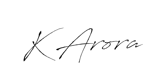 Also we have K Arora name is the best signature style. Create professional handwritten signature collection using Antro_Vectra autograph style. K Arora signature style 6 images and pictures png