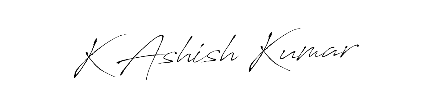 Use a signature maker to create a handwritten signature online. With this signature software, you can design (Antro_Vectra) your own signature for name K Ashish Kumar. K Ashish Kumar signature style 6 images and pictures png