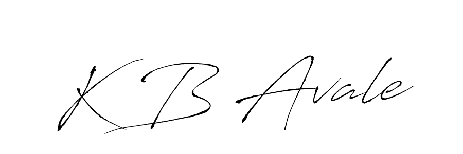 Design your own signature with our free online signature maker. With this signature software, you can create a handwritten (Antro_Vectra) signature for name K B Avale. K B Avale signature style 6 images and pictures png