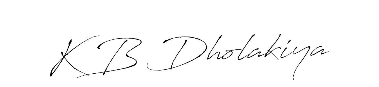 Make a beautiful signature design for name K B Dholakiya. Use this online signature maker to create a handwritten signature for free. K B Dholakiya signature style 6 images and pictures png