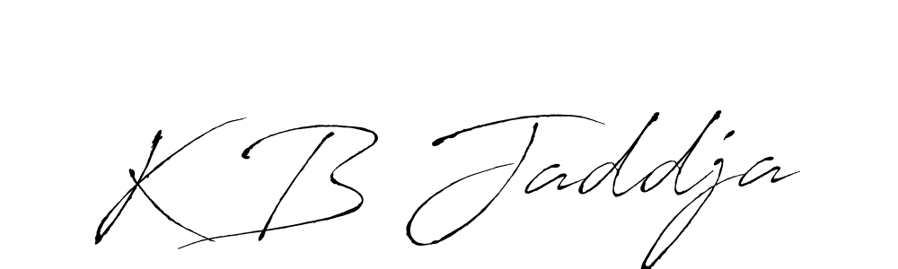 The best way (Antro_Vectra) to make a short signature is to pick only two or three words in your name. The name K B Jaddja include a total of six letters. For converting this name. K B Jaddja signature style 6 images and pictures png