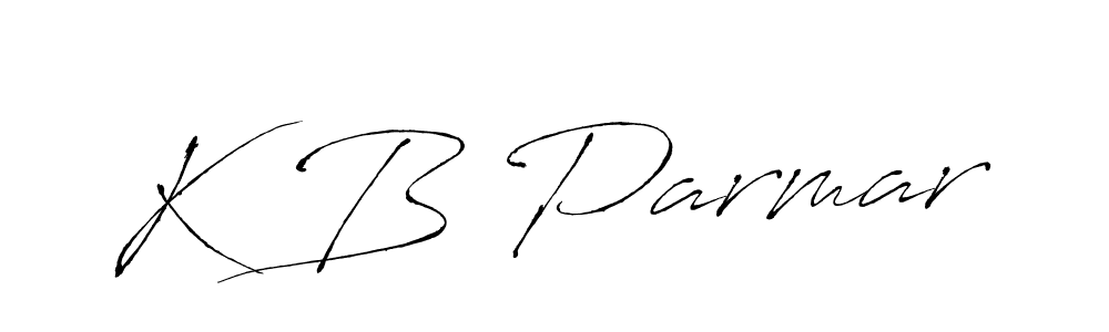 Similarly Antro_Vectra is the best handwritten signature design. Signature creator online .You can use it as an online autograph creator for name K B Parmar. K B Parmar signature style 6 images and pictures png