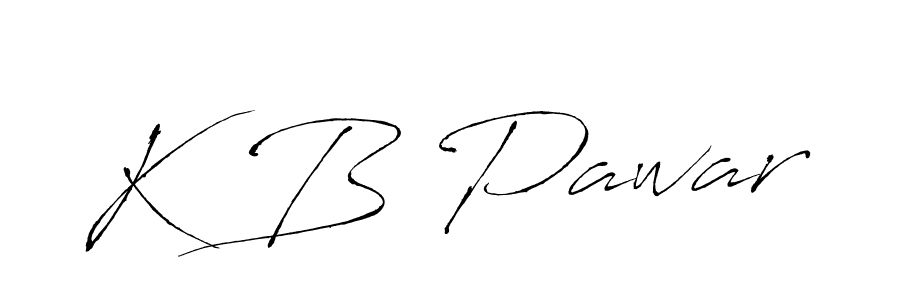 The best way (Antro_Vectra) to make a short signature is to pick only two or three words in your name. The name K B Pawar include a total of six letters. For converting this name. K B Pawar signature style 6 images and pictures png