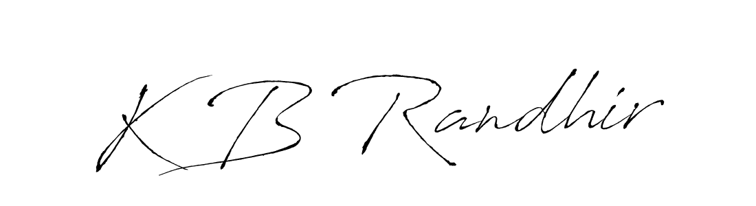 Also You can easily find your signature by using the search form. We will create K B Randhir name handwritten signature images for you free of cost using Antro_Vectra sign style. K B Randhir signature style 6 images and pictures png