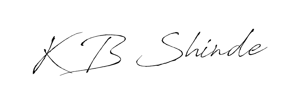 Also we have K B Shinde name is the best signature style. Create professional handwritten signature collection using Antro_Vectra autograph style. K B Shinde signature style 6 images and pictures png