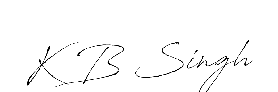 Also we have K B Singh name is the best signature style. Create professional handwritten signature collection using Antro_Vectra autograph style. K B Singh signature style 6 images and pictures png