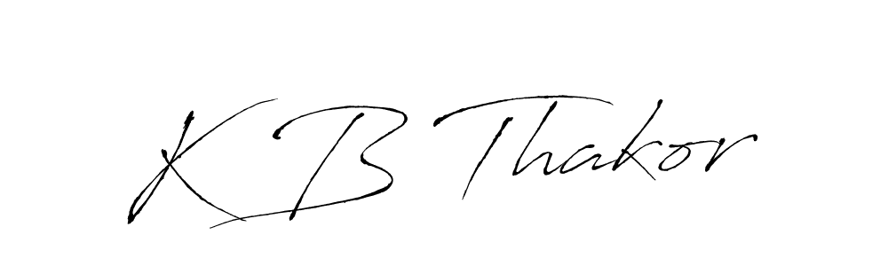 Also You can easily find your signature by using the search form. We will create K B Thakor name handwritten signature images for you free of cost using Antro_Vectra sign style. K B Thakor signature style 6 images and pictures png