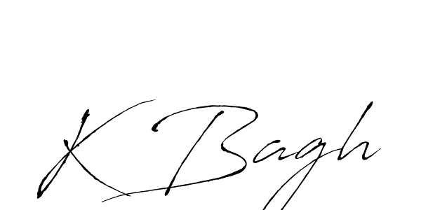 You should practise on your own different ways (Antro_Vectra) to write your name (K Bagh) in signature. don't let someone else do it for you. K Bagh signature style 6 images and pictures png