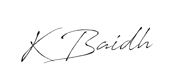 Best and Professional Signature Style for K Baidh. Antro_Vectra Best Signature Style Collection. K Baidh signature style 6 images and pictures png