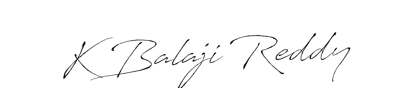 How to make K Balaji Reddy signature? Antro_Vectra is a professional autograph style. Create handwritten signature for K Balaji Reddy name. K Balaji Reddy signature style 6 images and pictures png